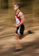 Athlete running